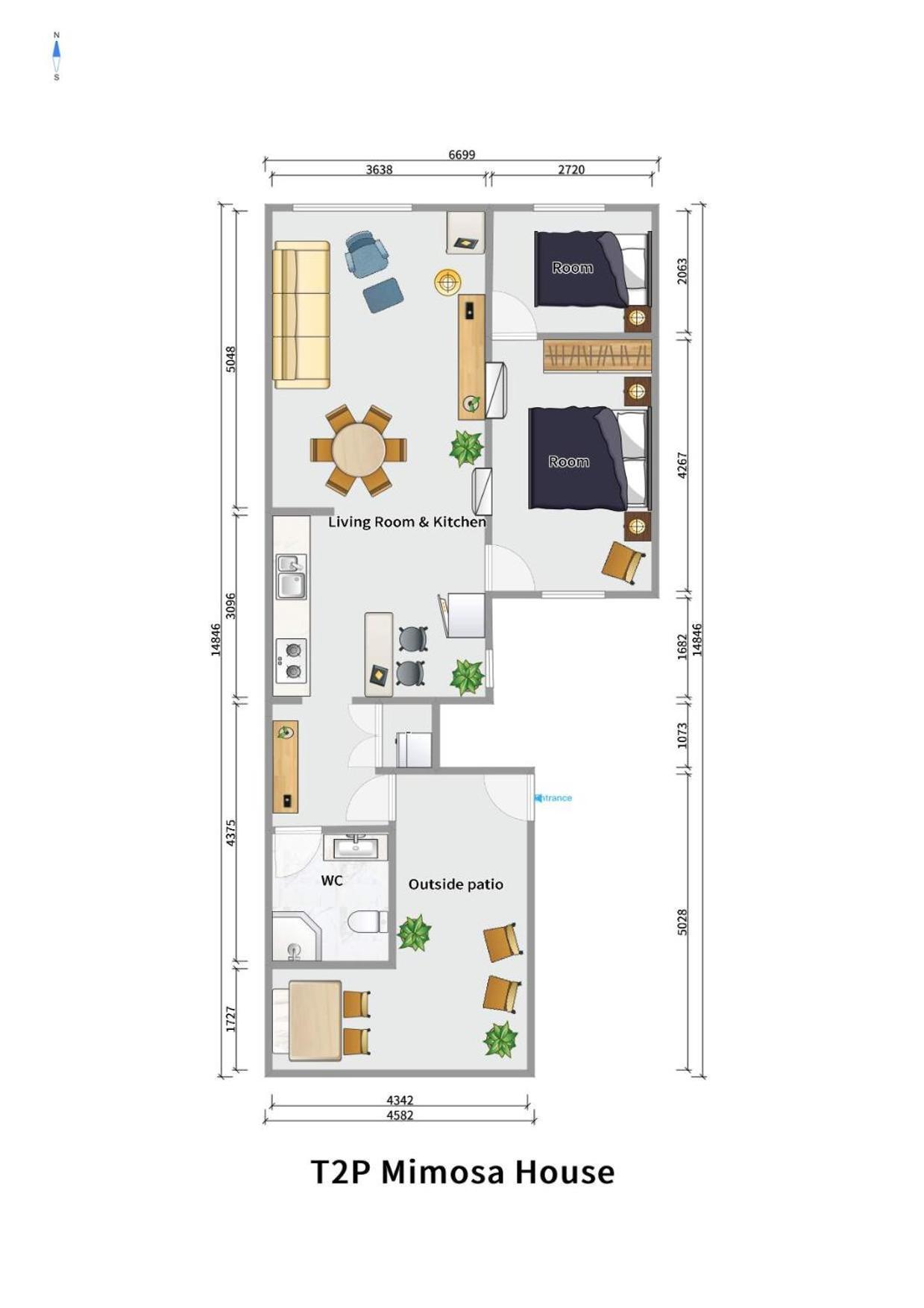 T2P Mimosa House Apartman Vila Nova de Gaia Kültér fotó